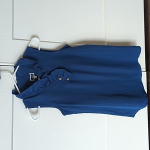 Mudpie Small blue blouse